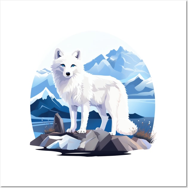 Arctic Fox Wall Art by zooleisurelife